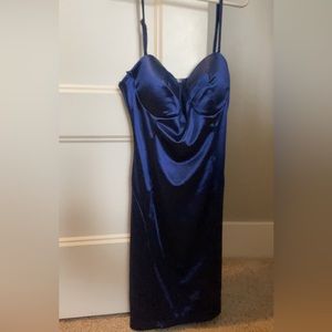 dark blue tight mini dress size S from windsor